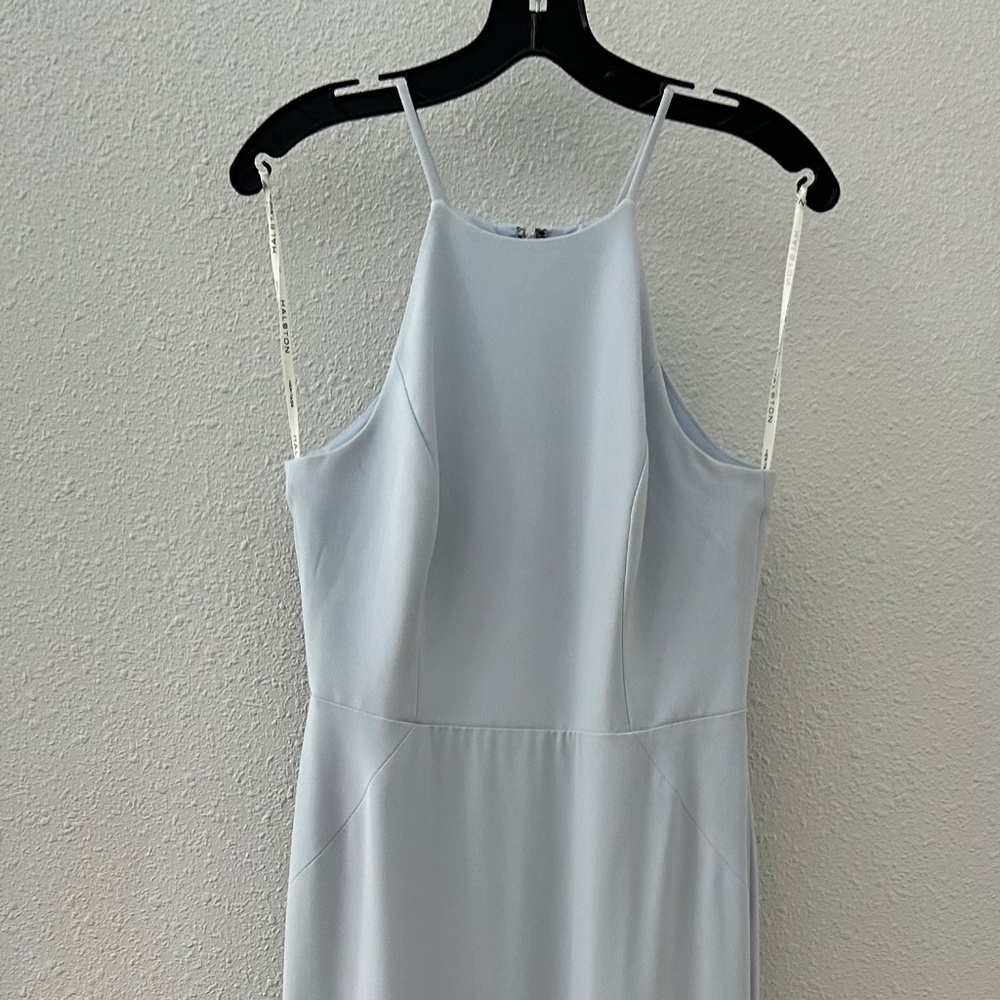 Halston Heritage Halter Maxi Dress